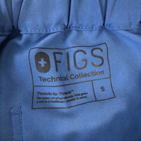 Figs Technical Collection Scrub pants Size S Blue - Picture 3 of 6